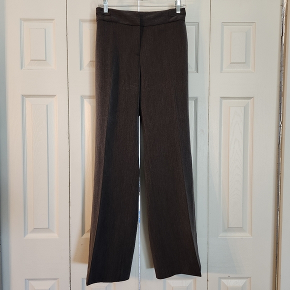 Rafaella Gray Straight Leg Zip Front Trouser Size 16‎ - Picture 1 of 8